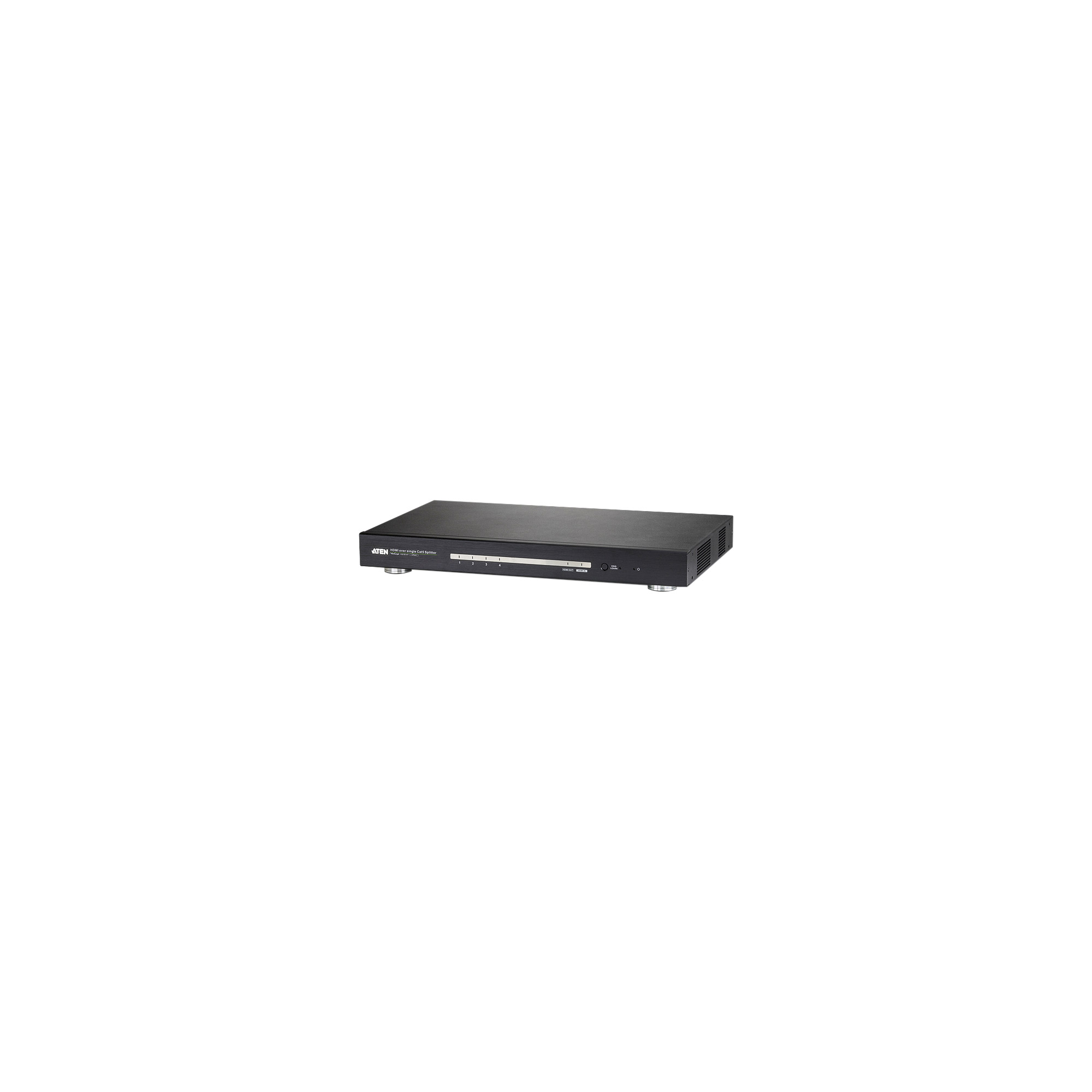 ATEN 4-Port HDMI CAT5e/6 Splitter over Single Cat Cable / 4K / RS232 / HDBaseT