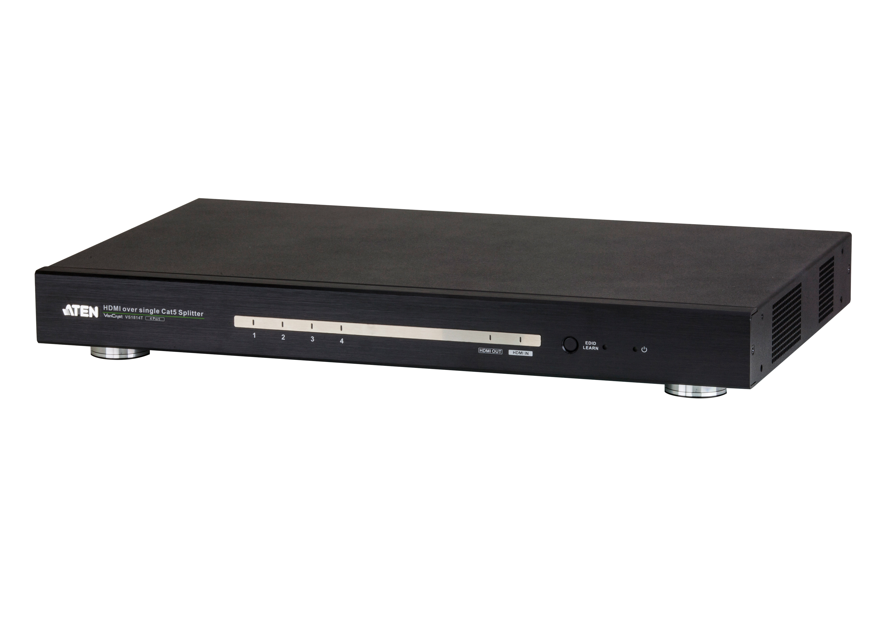 ATEN 4-Port HDMI CAT5e/6 Splitter over Single Cat Cable / 4K / RS232 / HDBaseT