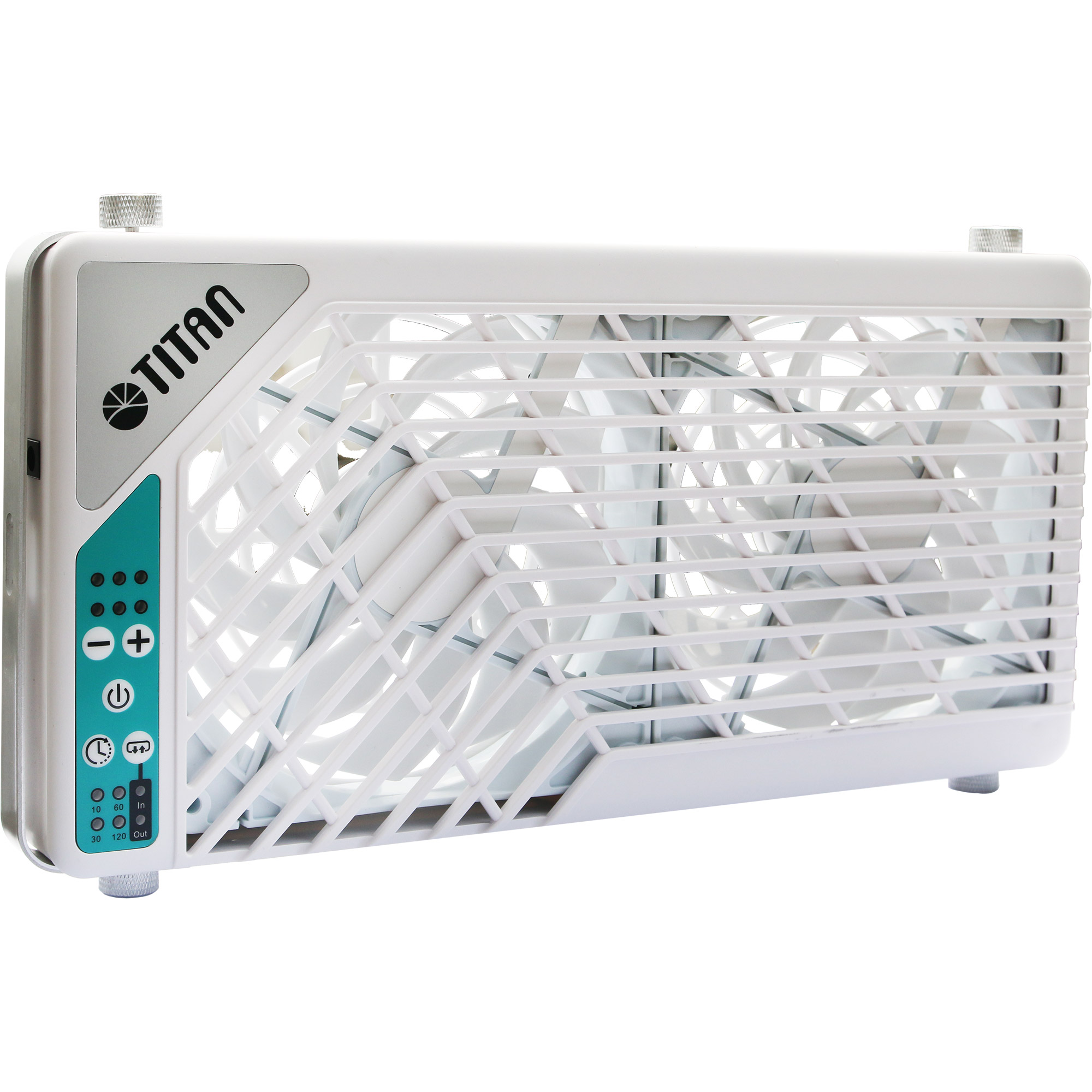 TITAN TTC-SC21/V4+ Fenster-Doppell�fter 2x140mm mit Fernbedienung f�r