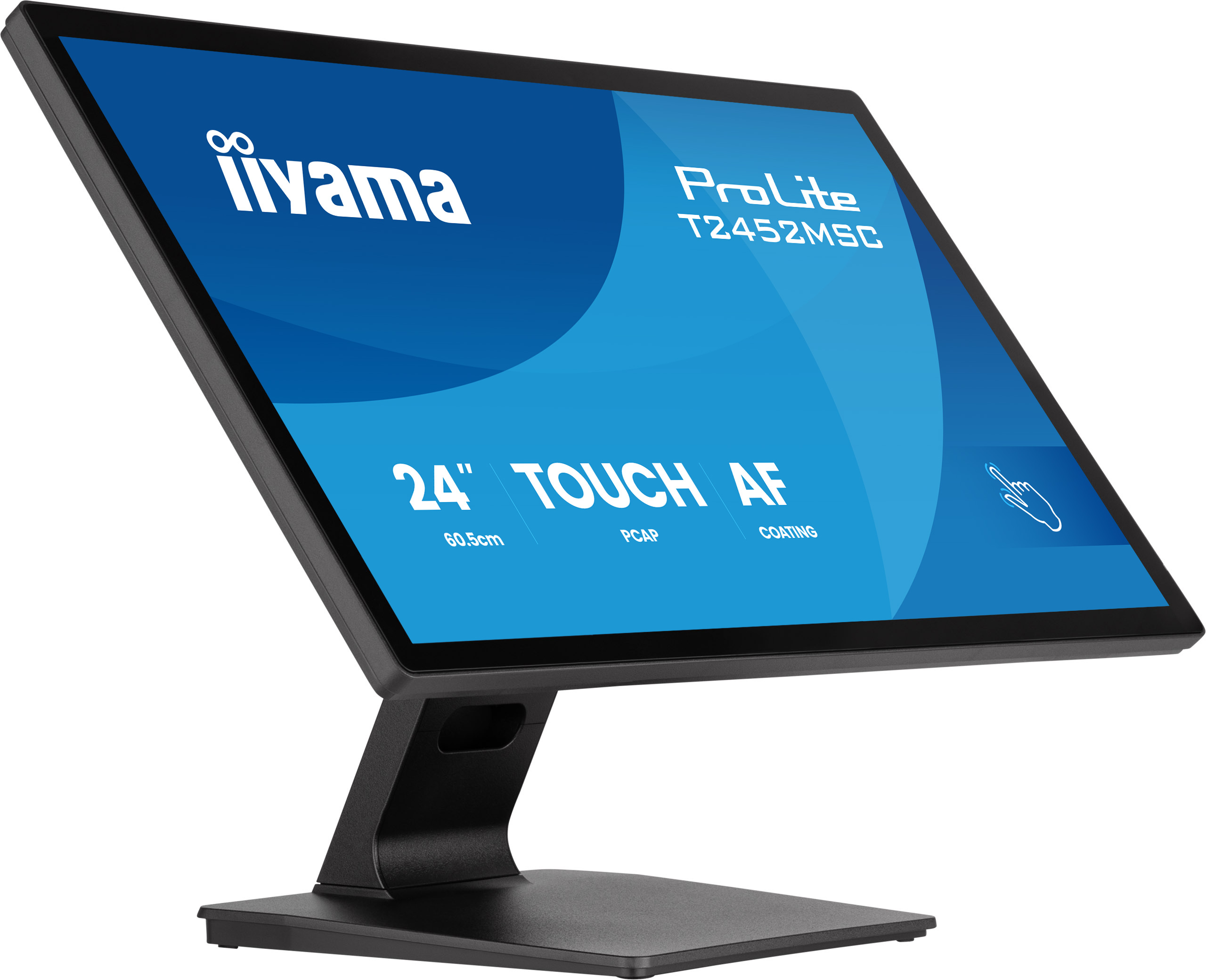 iiyama ProLite T2452MSC-B2 computer monitor 61 cm (24) 1920 x 1080 pixels Full HD Touchscreen
