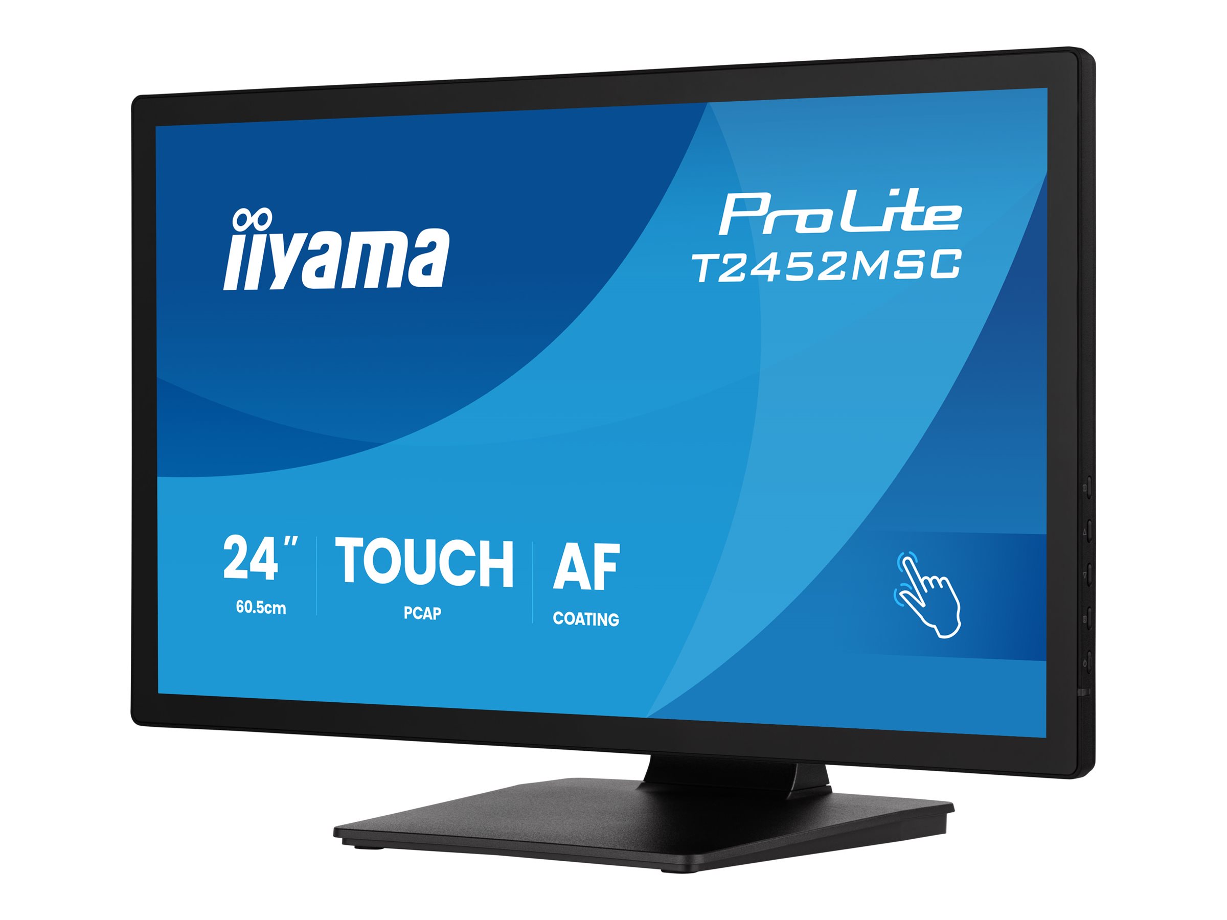 iiyama ProLite T2452MSC-B2 Monitor PC 61 cm (24) 1920 x 1080 Pixel Full HD Touch screen Nero