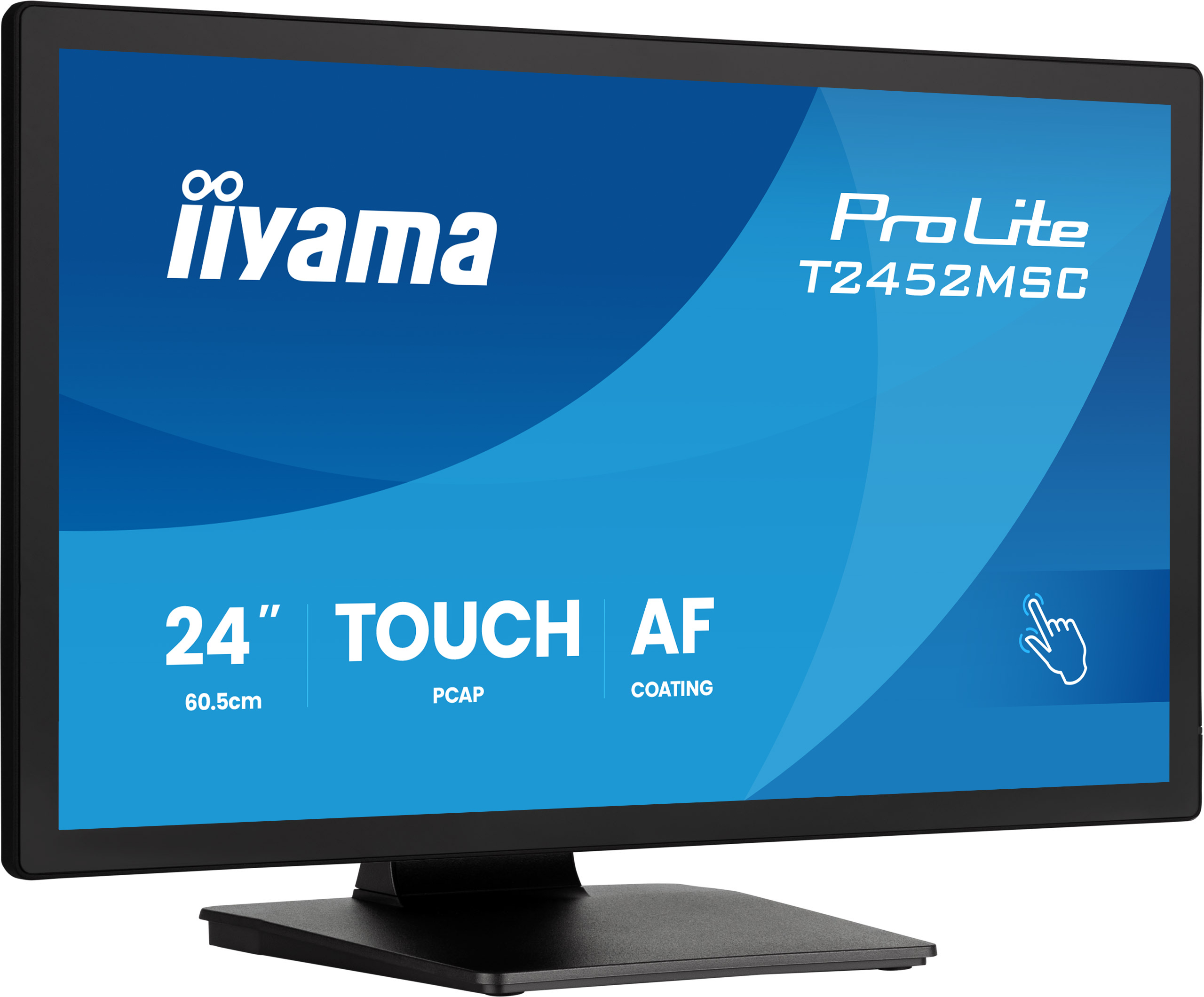 iiyama ProLite T2452MSC-B2 computer monitor 61 cm (24) 1920 x 1080 pixels Full HD Touchscreen