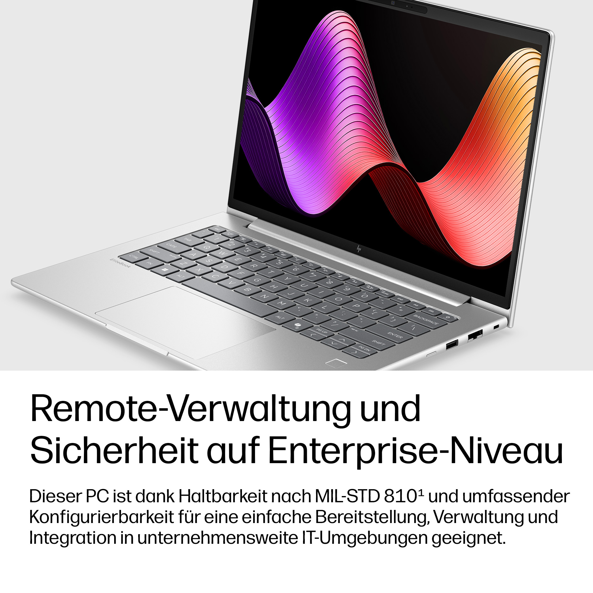 HP EliteBook 6 G2i Notebook Next Gen AI - 177-Grad Scharnierdesign - Intel Core Ultra 5 335 / 2.2 GHz - Win 11 Pro - Intel Graphics - 32 GB RAM - 512 GB SSD NVMe - 35.6 cm (14)