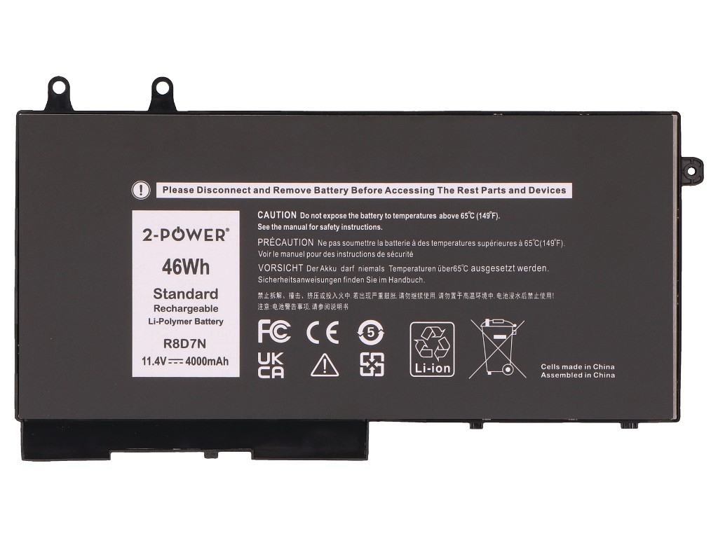 2-Power 2P-K7C4H laptop spare part Battery