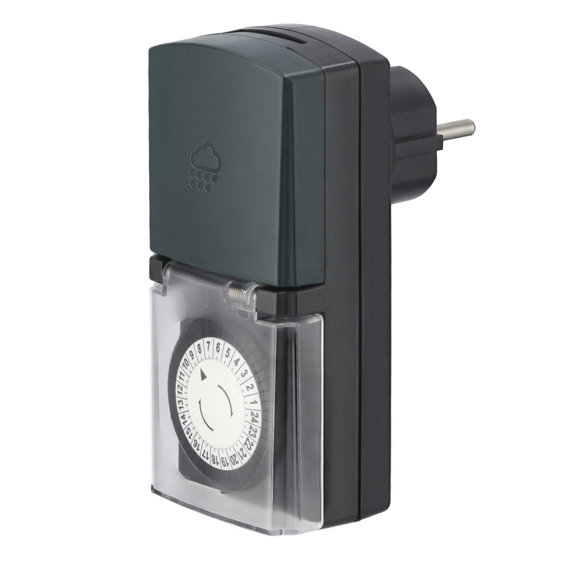 Hama Mini Black, Green Daily timer
