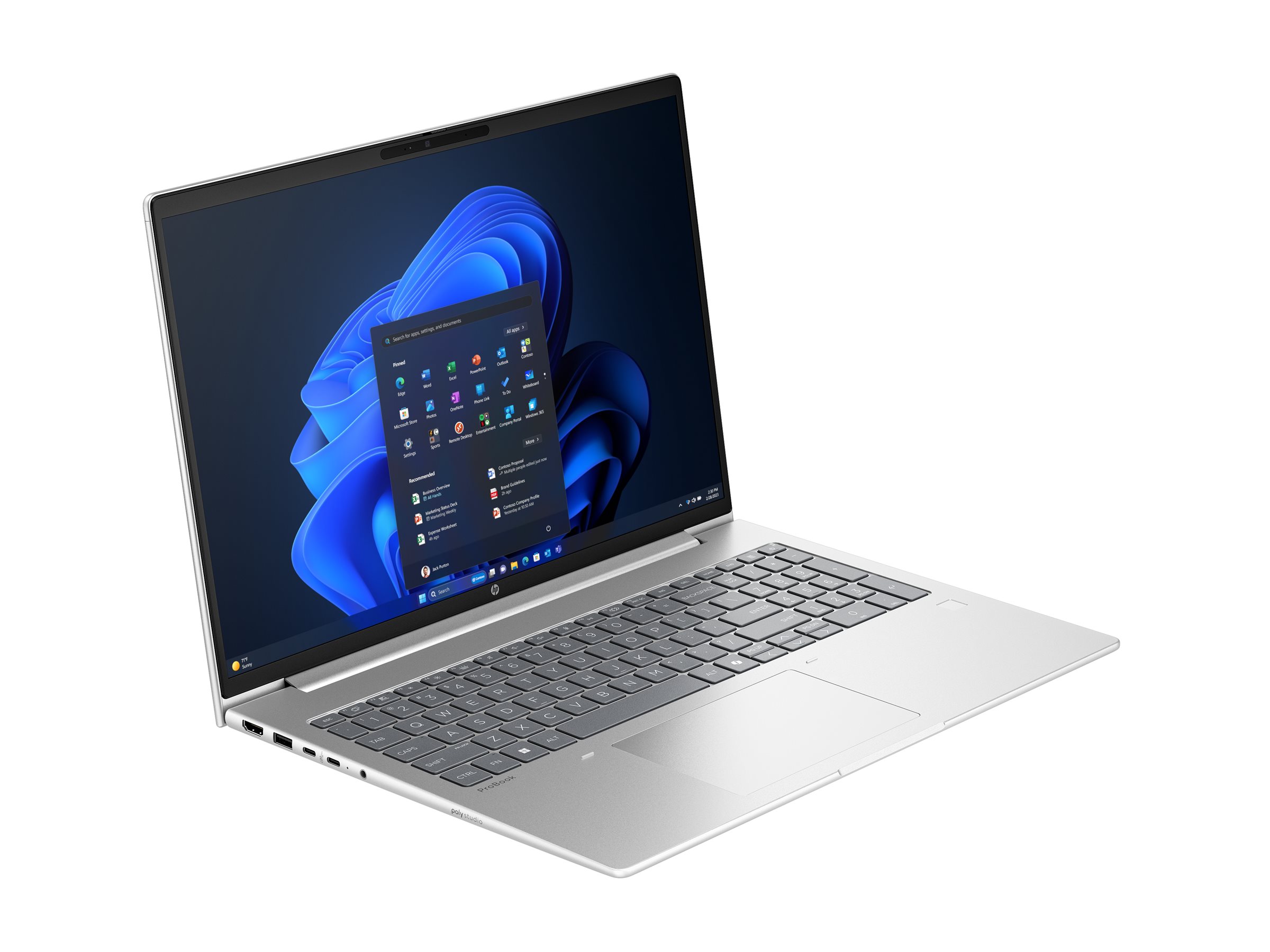 HP ProBook 4 G1i Notebook AI - 177�-Scharnierdesign - Intel Core Ultra 5 225U / 1.5 GHz - Win 11 Pro - Intel Graphics - 24 GB RAM - 512 GB SSD NVMe - 40.6 cm (16)