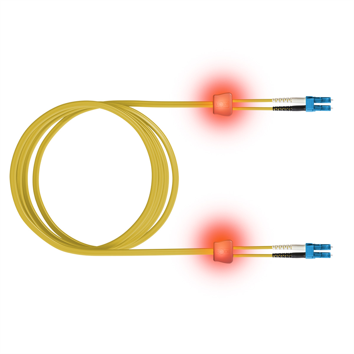 EasyLan ZVK LSD02200100 LWL LED Patchkabel Premium Duplex LCD/LCD E09/125 OS2 10 - Kabel - 10 m