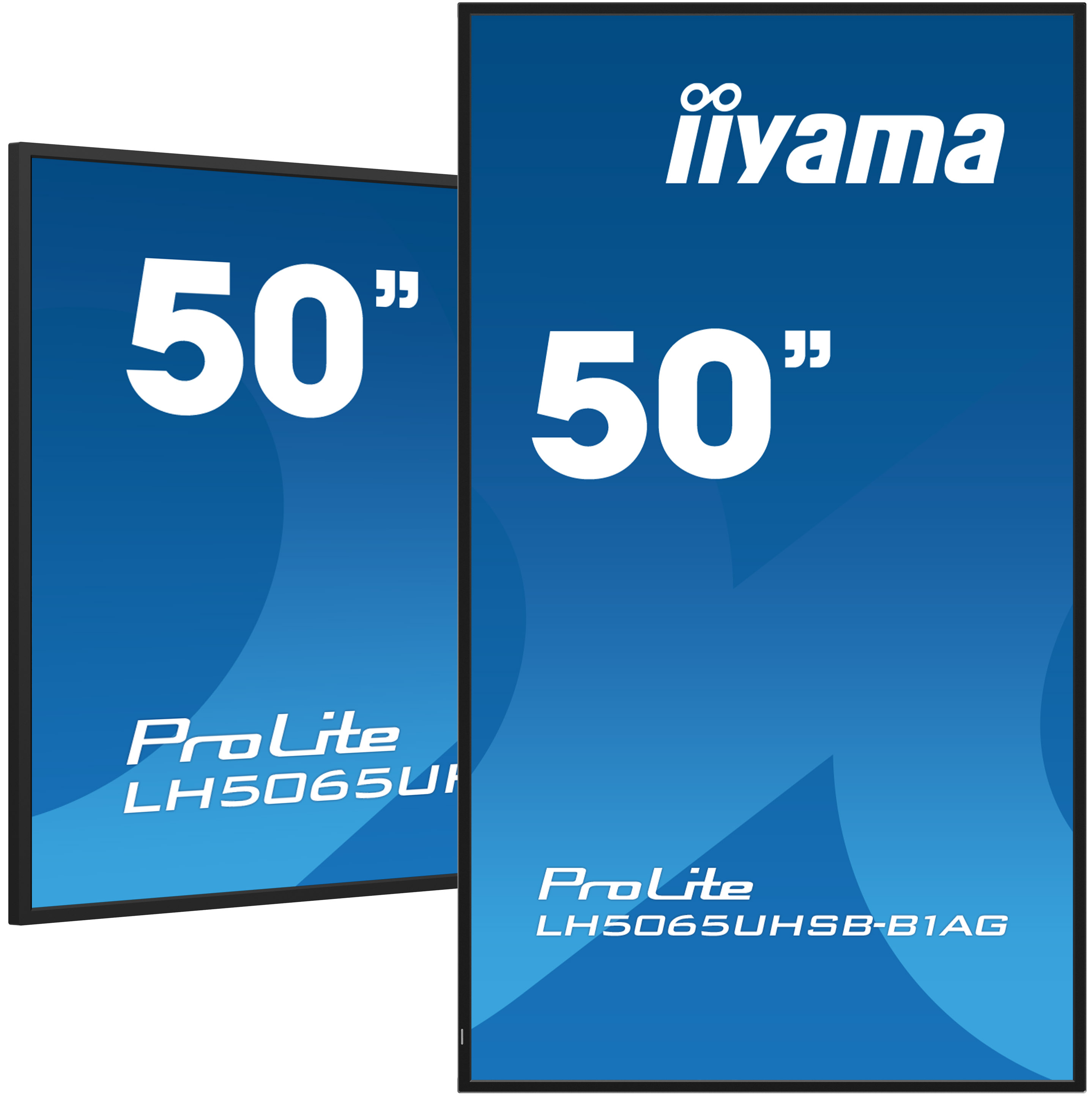 iiyama LH5065UHSB-B1AG visualizzatore di messaggi Pannello piatto per segnaletica digitale 125,7 cm (49.5) LCD Wi-Fi 800 cd/m� 4K Ultra HD Nero Processore integrato Android 11 24/7