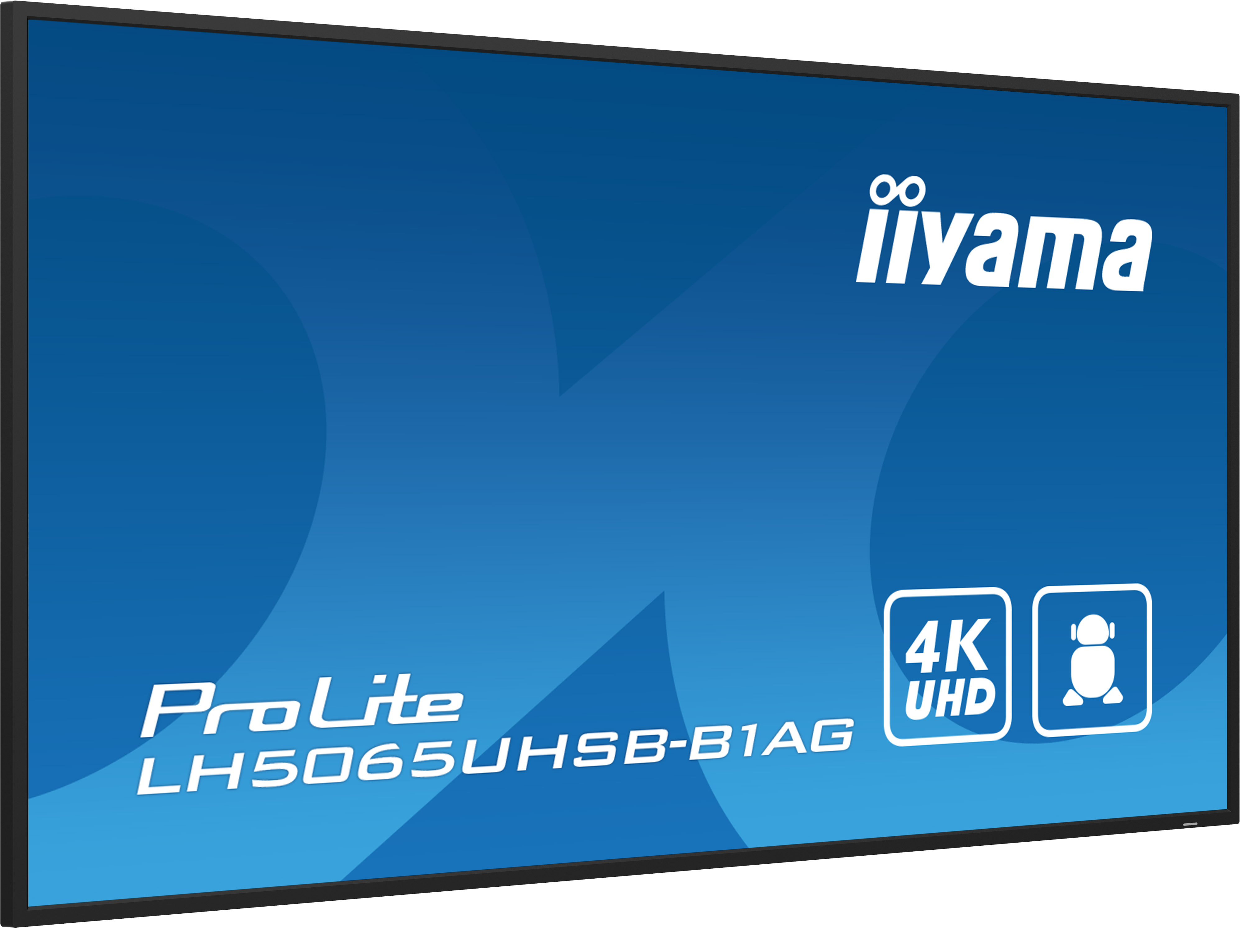 iiyama LH5065UHSB-B1AG visualizzatore di messaggi Pannello piatto per segnaletica digitale 125,7 cm (49.5) LCD Wi-Fi 800 cd/m� 4K Ultra HD Nero Processore integrato Android 11 24/7