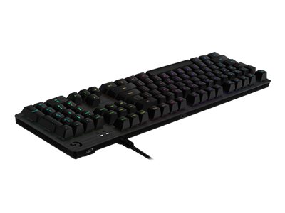 Logitech G G512 CARBON LIGHTSYNC RGB Mechanical Gaming Keyboard with GX Brown switches tastiera USB Portoghese Carbonio