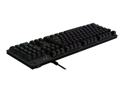 Logitech G G512 CARBON LIGHTSYNC RGB Mechanical Gaming Keyboard with GX Brown switches tastiera USB Portoghese Carbonio