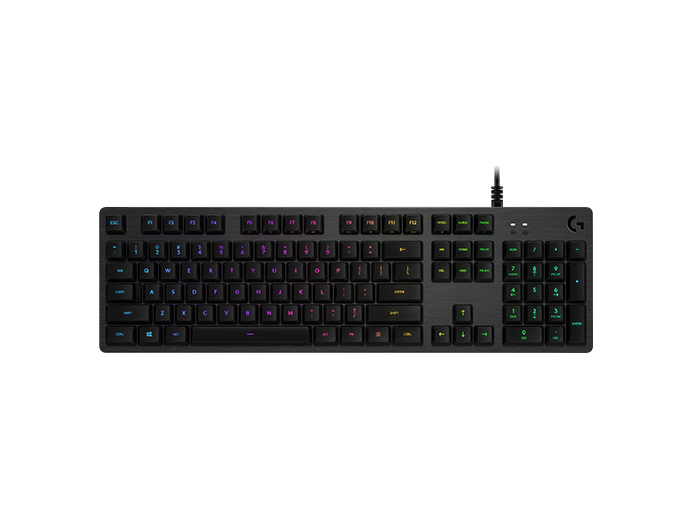 Logitech G G512 CARBON LIGHTSYNC RGB Mechanical Gaming Keyboard with GX Brown switches tastiera USB Portoghese Carbonio