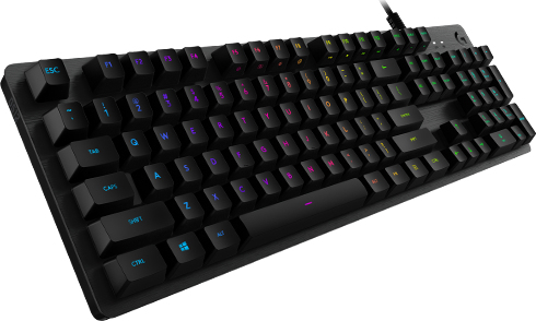 Logitech G G512 CARBON LIGHTSYNC RGB Mechanical Gaming Keyboard with GX Brown switches tastiera USB Portoghese Carbonio