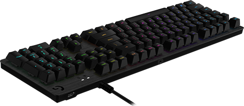 Logitech G G512 CARBON LIGHTSYNC RGB Mechanical Gaming Keyboard with GX Brown switches tastiera USB Portoghese Carbonio