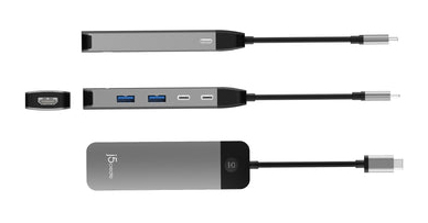 j5create USB-C 4K60 HUB WITH PD - Kabel