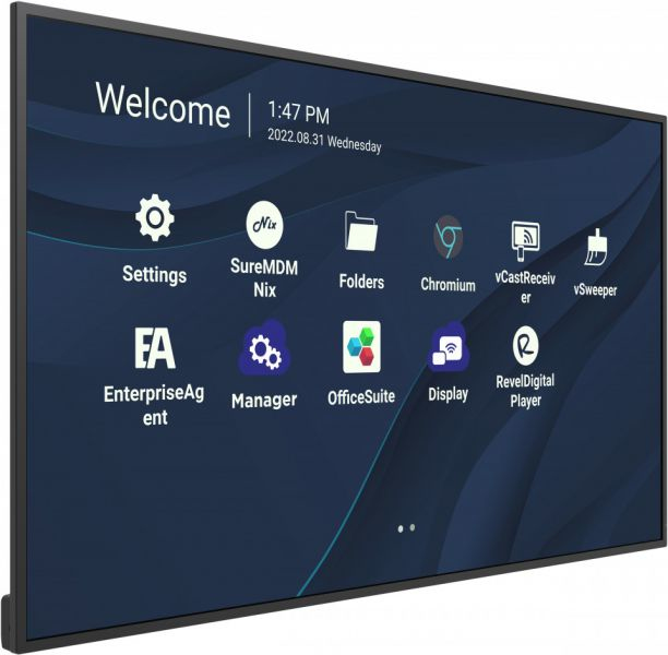 Viewsonic CDE4330 pizarra y accesorios interactivos 109,2 cm (43) 3840 x 2160 Pixeles Pantalla t�ctil Negro USB