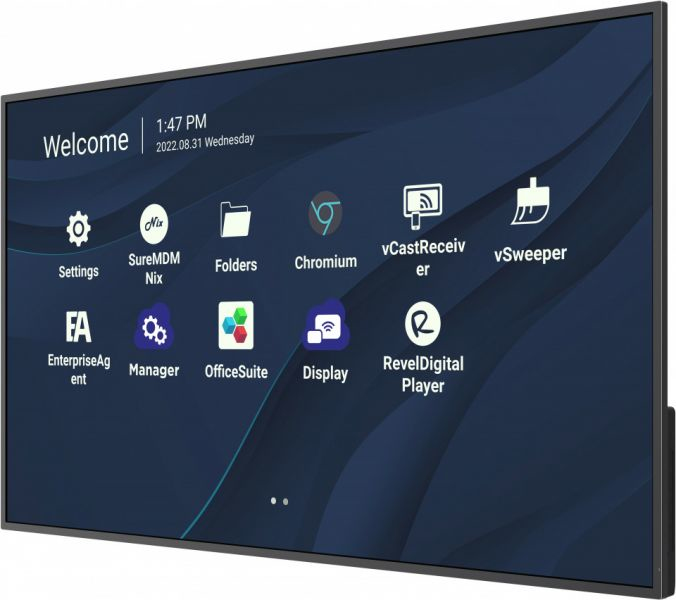 Viewsonic CDE4330 pizarra y accesorios interactivos 109,2 cm (43) 3840 x 2160 Pixeles Pantalla t�ctil Negro USB