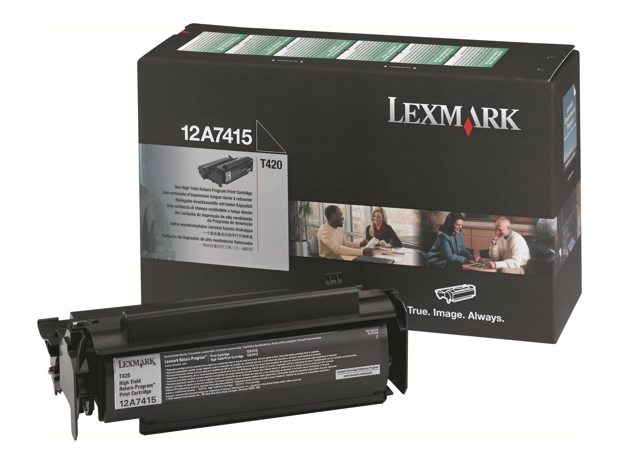 regain Install Belongs Lexmark 12A7415 | Lexmark T420 - Original - Tonerpatrone Prebate