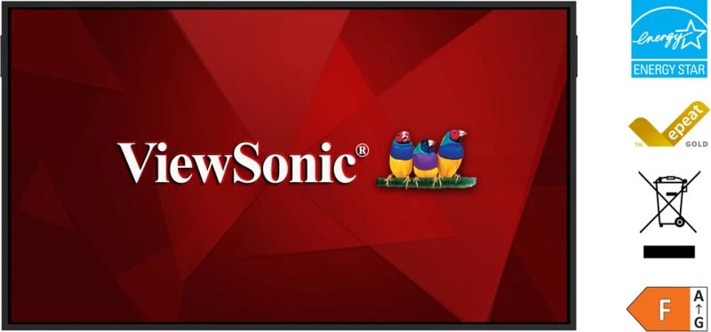 Viewsonic CDE65G3-1C �cran daffichage dynamique �cran plat de signalisation num�rique 165,1 cm (65) LCD 500 cd/m� 4K Ultra HD Noir 24/7