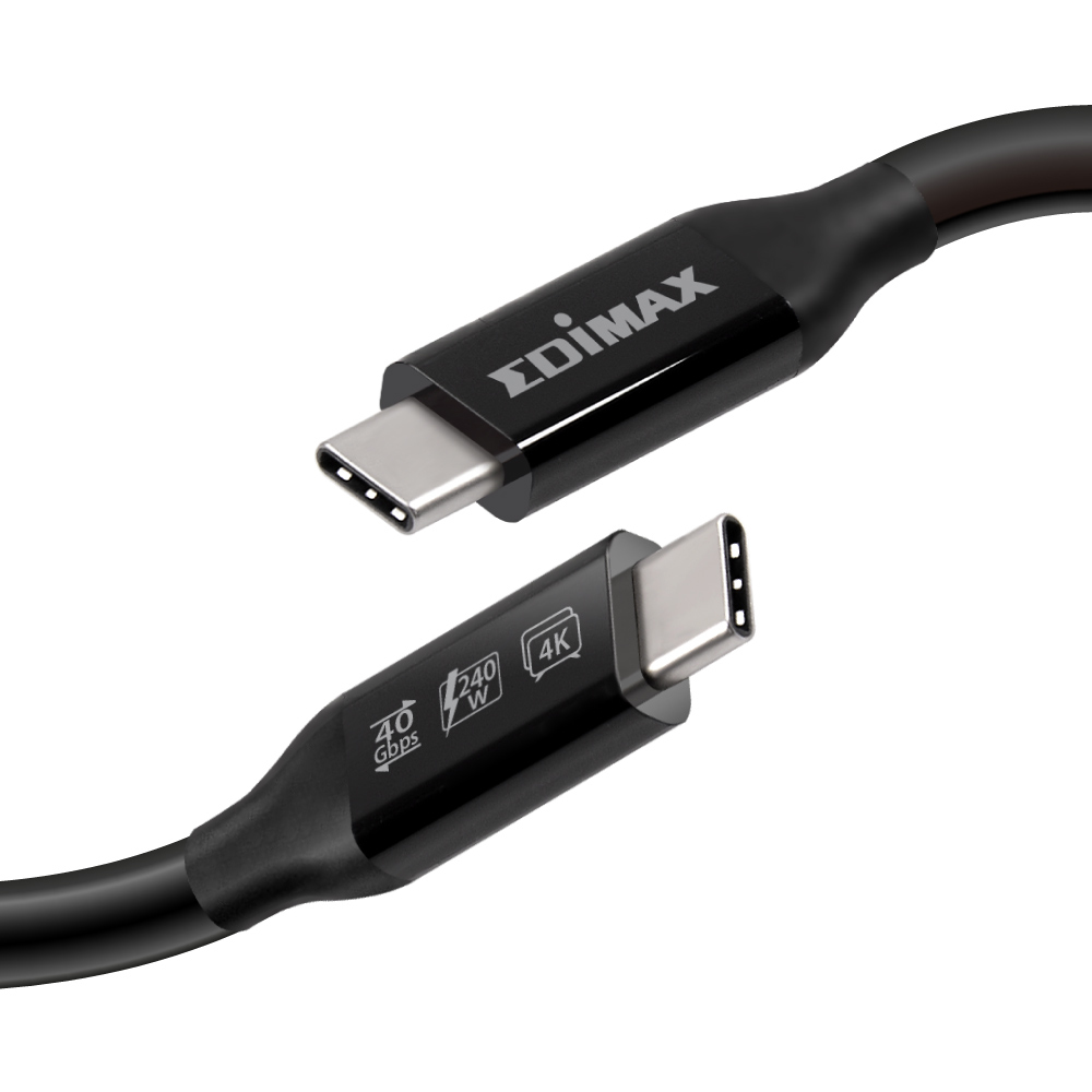 Edimax USB4/Thunderbolt3 Cable 40 Gbit/s 1m Type C to