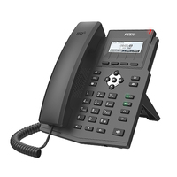 Fanvil X1SP telfono IP Negro 2 lneas