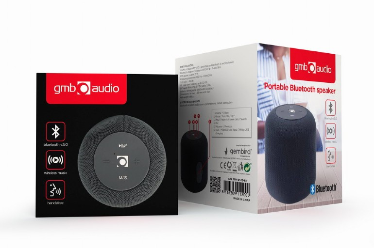 Gembird SPK-BT-15-BK altavoz port�til Altavoz monof�nico port�til Negro 5 W