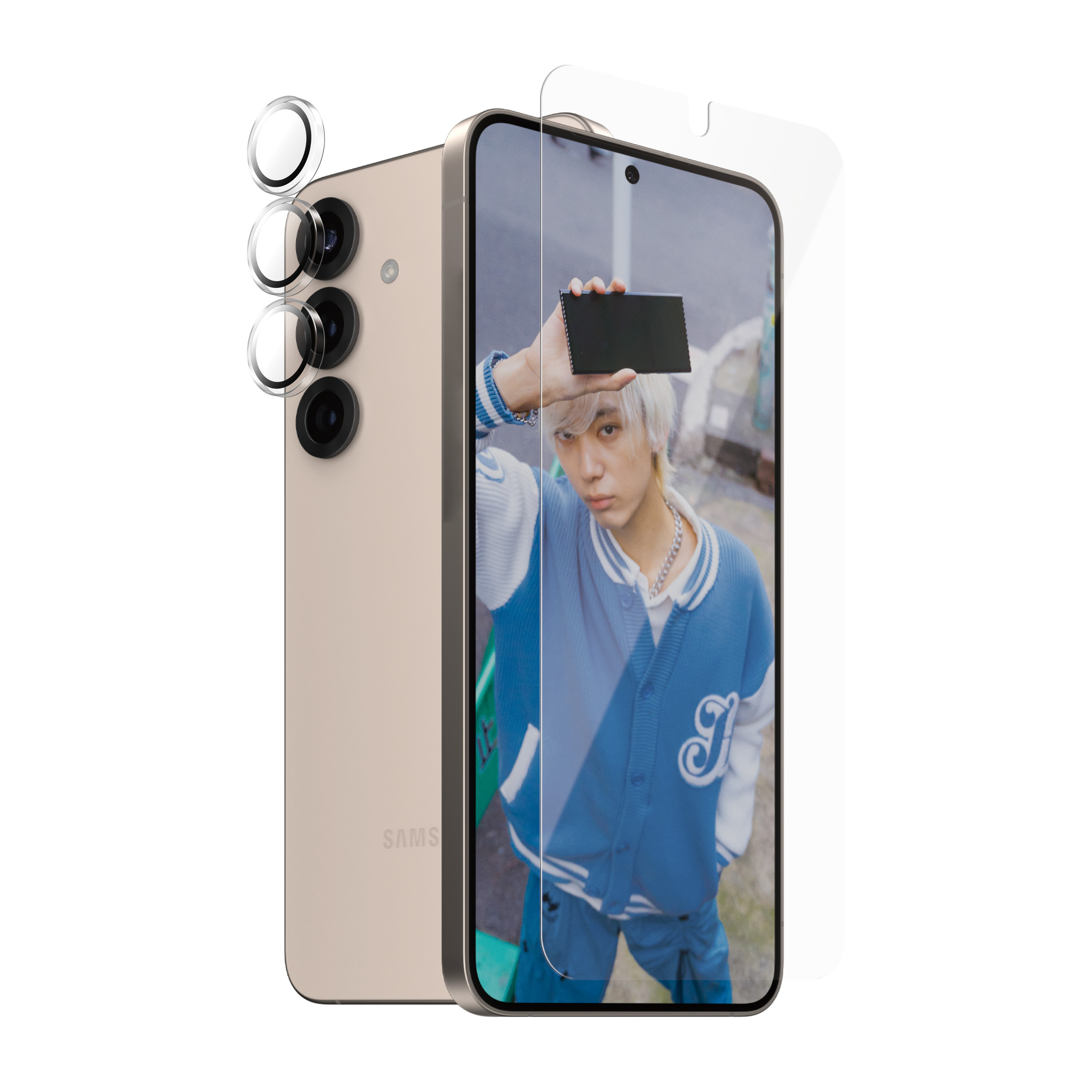 PanzerGlass 2-in-1 Schutzpaket - Schutzkit Display/Objektiv f�r Handy