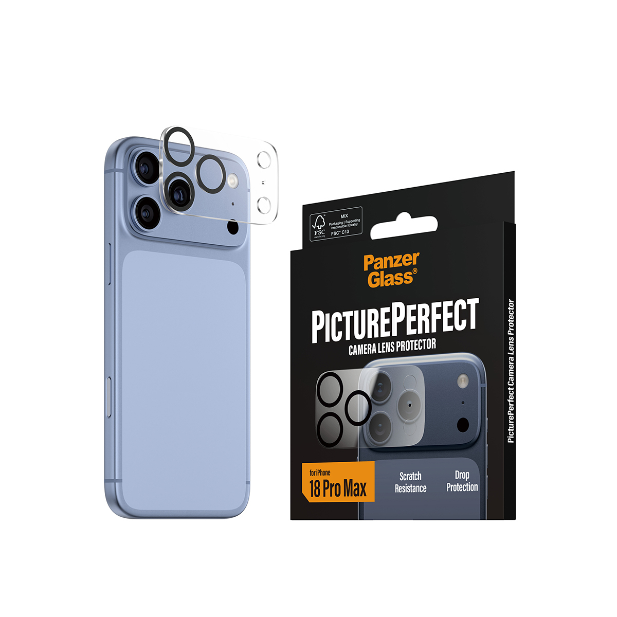 PanzerGlass � PicturePerfect Camera Lens Protector iPhone 18 Pro Max Protector de pantalla 1 pieza(s)