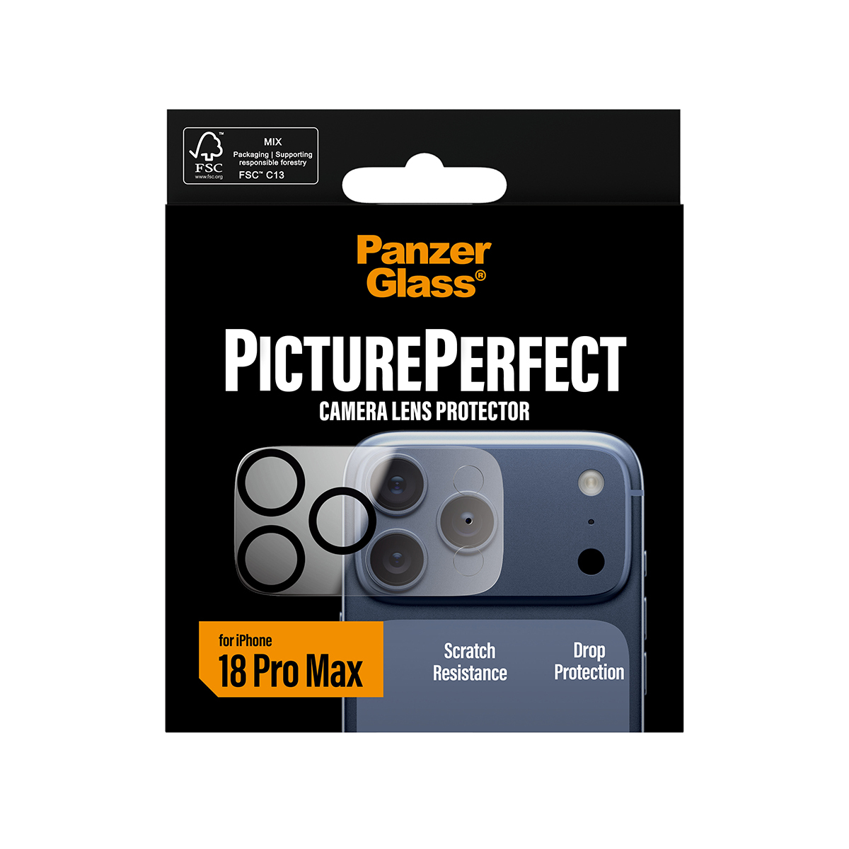 PanzerGlass � PicturePerfect Camera Lens Protector iPhone 18 Pro Max Protector de pantalla 1 pieza(s)