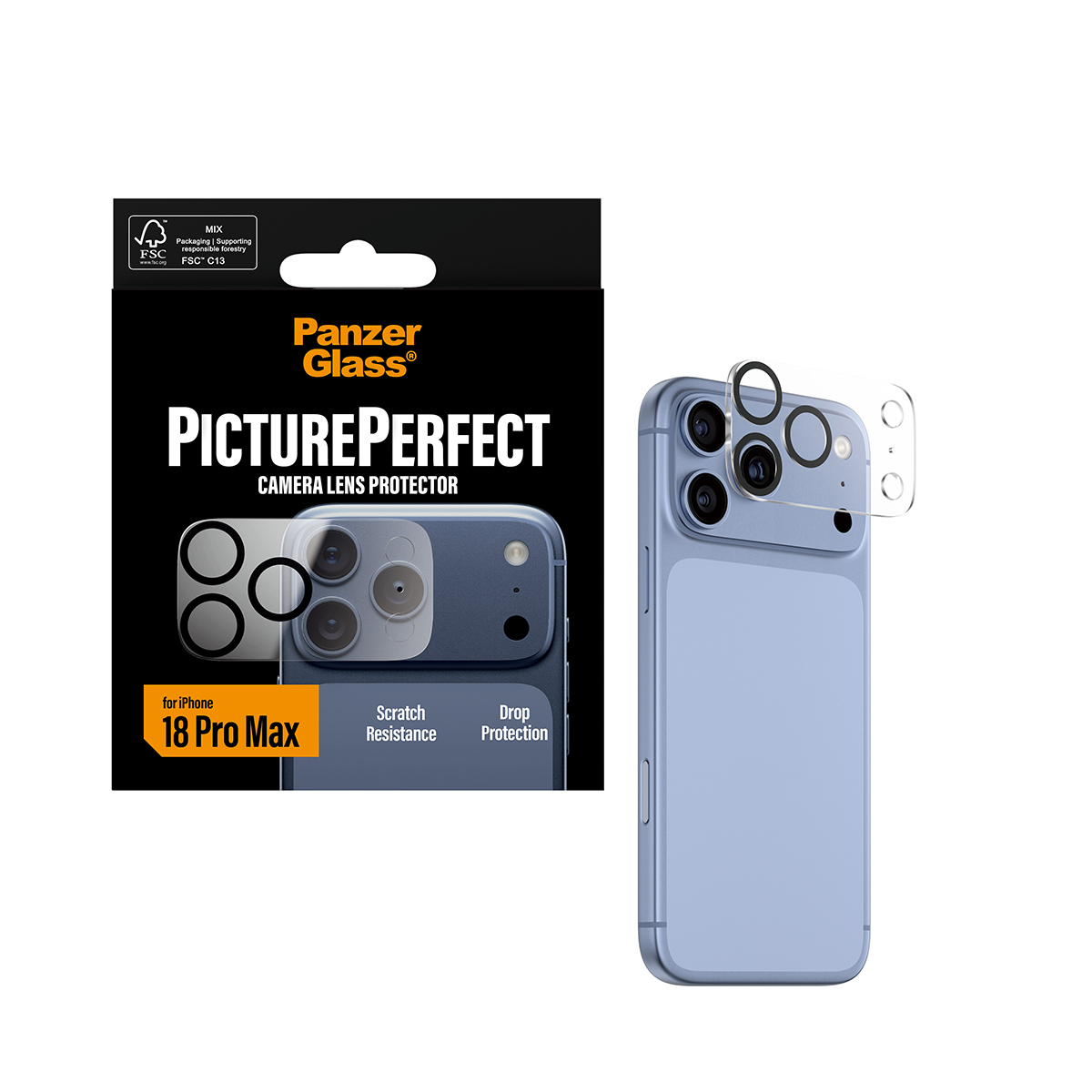 PanzerGlass � PicturePerfect Camera Lens Protector iPhone 18 Pro Max Protector de pantalla 1 pieza(s)