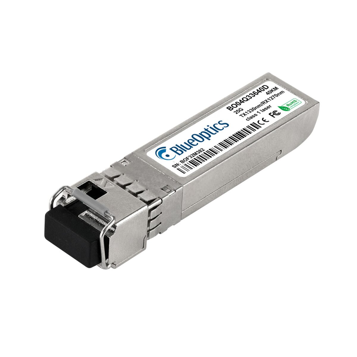 BlueOptics Bidi SFP28 Transceiver 25GBASE-BX-D 40KM industrial