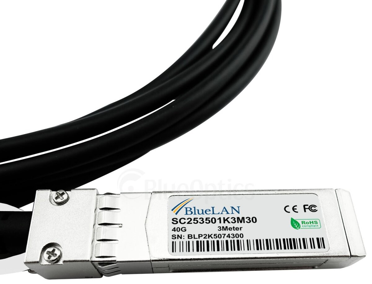 BlueOptics SFPPQSFP28-03-BL cable infiniBanc 3 m QSFP 4xSFP+ Naranja