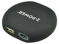 2-Power 12V In-Car Charger 15-20V 90W + 2.1A USB