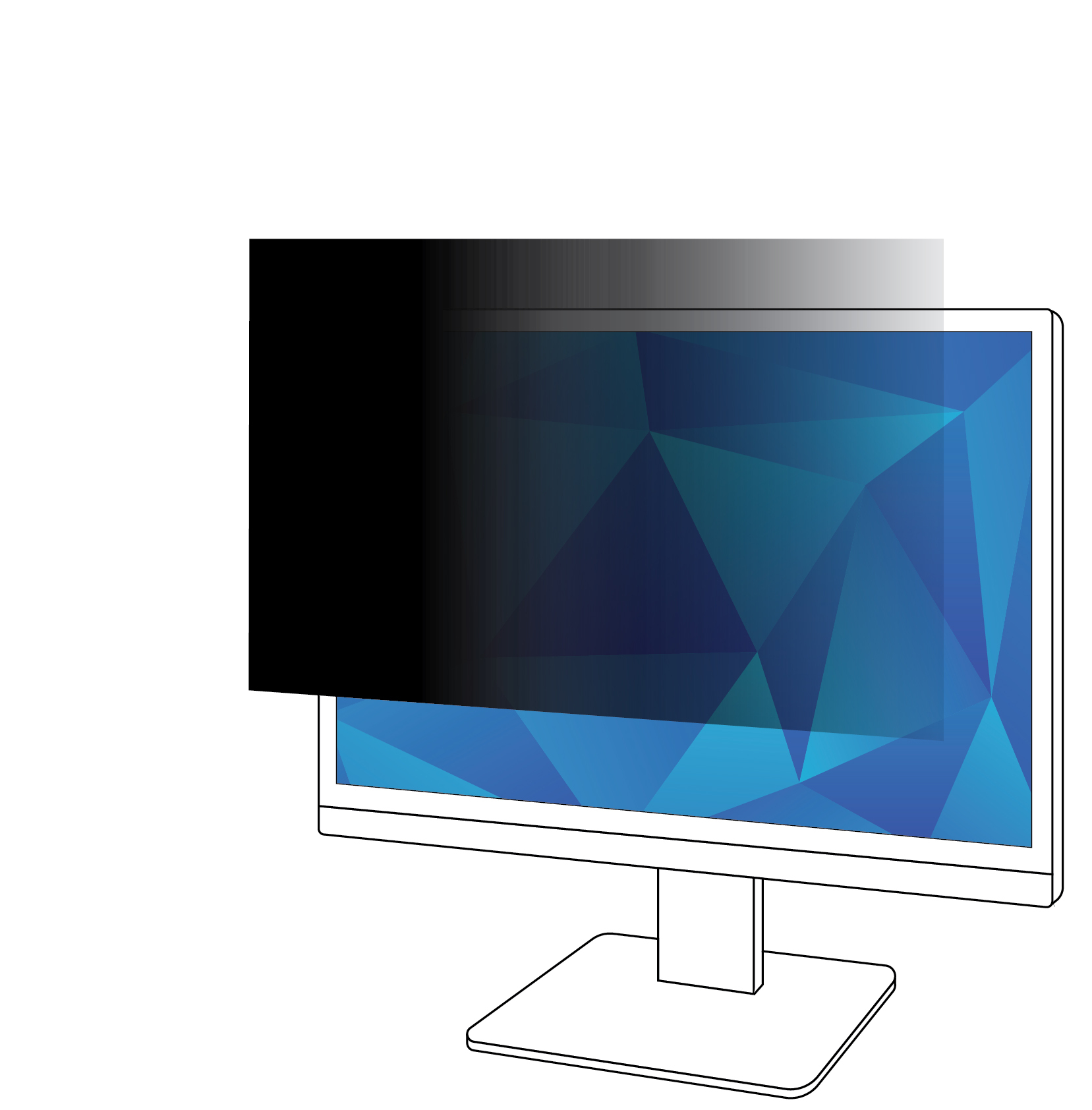3M Filtro Privacy per 27 pol Monitor, 16:9, PF270W9B