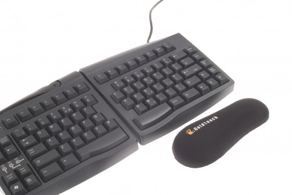 BakkerElkhuizen Goldtouch descansa muecas Negro