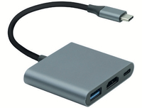 ROLINE Display Adapter USB C - HDMI 4K60+ 1x A+ PD - Adapter - Digital/Daten