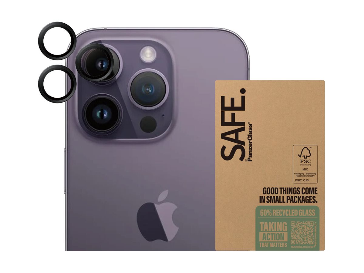 PanzerGlass SAFE. by  Camera Lens Protector Black iPhone 14 Pro | 14 Pro Max