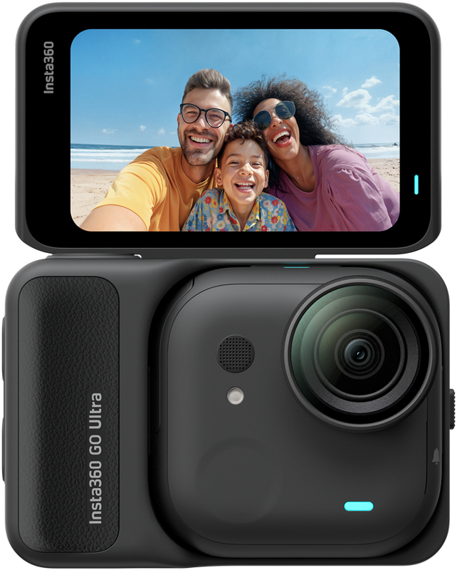 Insta360 GO Ultra Standard Black cam�ra pour sports daction 4K Ultra HD 25,4 / 1,28 mm (1 / 1.28) Wifi 109 g
