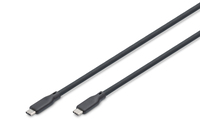 DIGITUS USB Silikon Kabel, USB 20Gbps, 2m, schwarz
