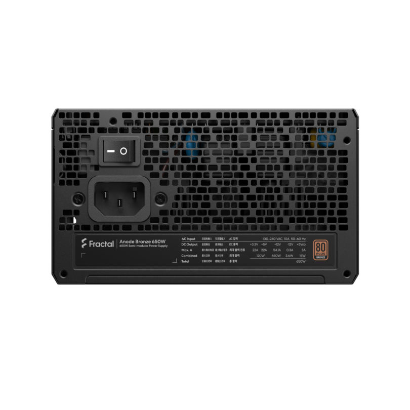 Fractal Design Anode - 650 W - 100 - 240 V - 22 A - 54,17 A - 22 A - 0,3 A