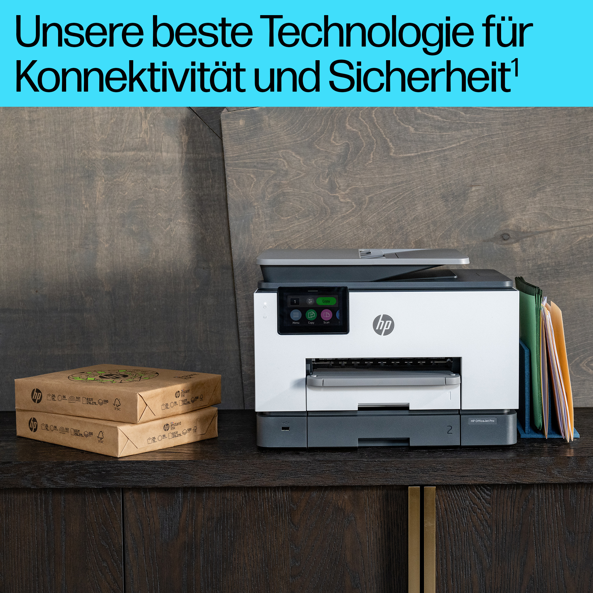 HP OfficeJet Pro Par 9132e Sans fil All-in-One Couleur Imprimante, Instant Ink; Impression recto-verso