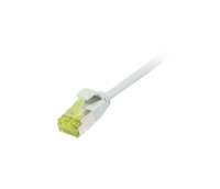 Synergy 21 Patchkabel RJ45 CAT6A 500Mhz 10m grau U/FTP slimline rund d 3.8mm - Netzwerk - CAT 7 cable/RJ45 plug