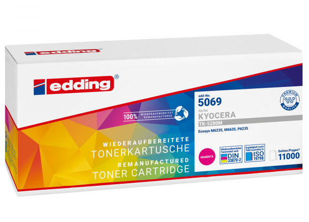 EDDING EDD-5069 magenta Toner kompatibel zu Kyocera TK-5280M - Kompatibel - Tonereinheit