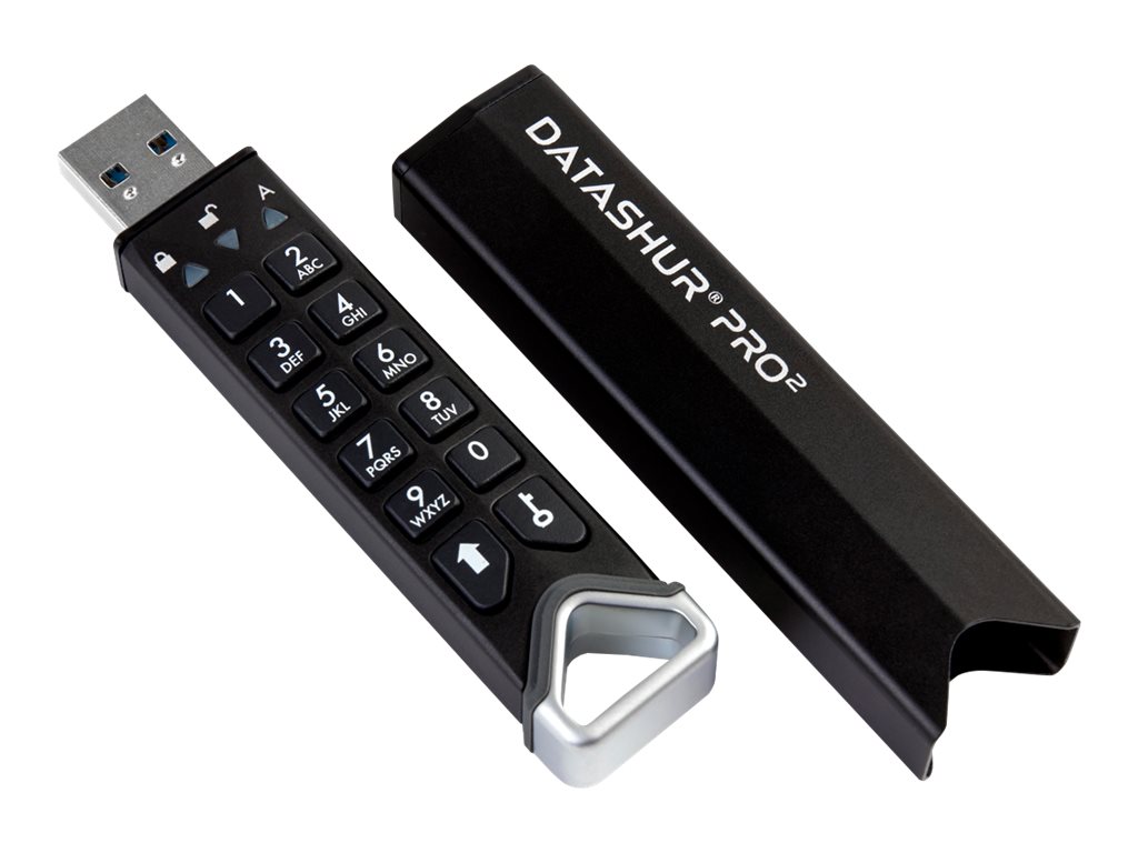 iStorage datAshur PRO2 512GB secure encrypted flash drive - IS-FL-DP2-256-512