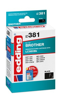 EDDING Druckerpatrone EDD-381 14ml fr Brother LC980 schwarz REMAN