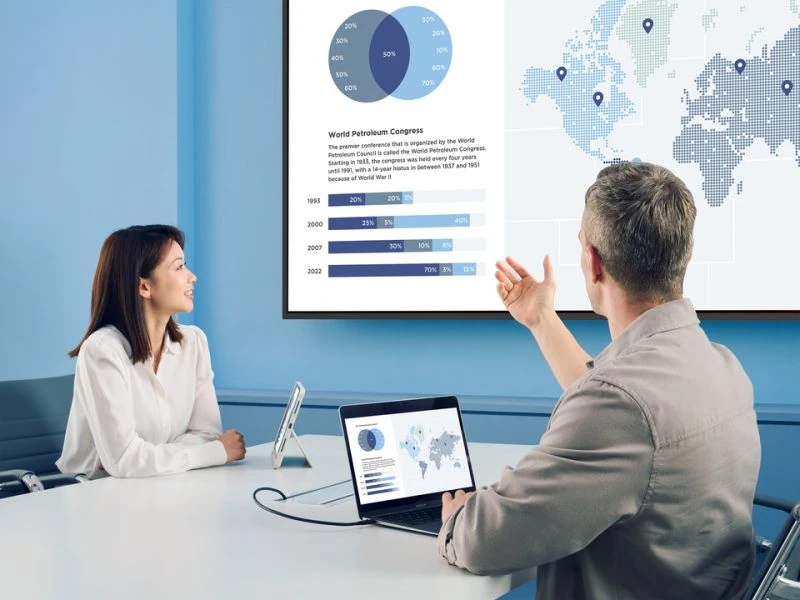 Viewsonic CDE55G3-1C �cran daffichage dynamique �cran plat de signalisation num�rique 139,7 cm (55) LCD 500 cd/m� 4K Ultra HD Noir 24/7