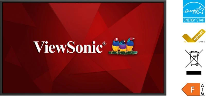 Viewsonic CDE55G3-1C �cran daffichage dynamique �cran plat de signalisation num�rique 139,7 cm (55) LCD 500 cd/m� 4K Ultra HD Noir 24/7