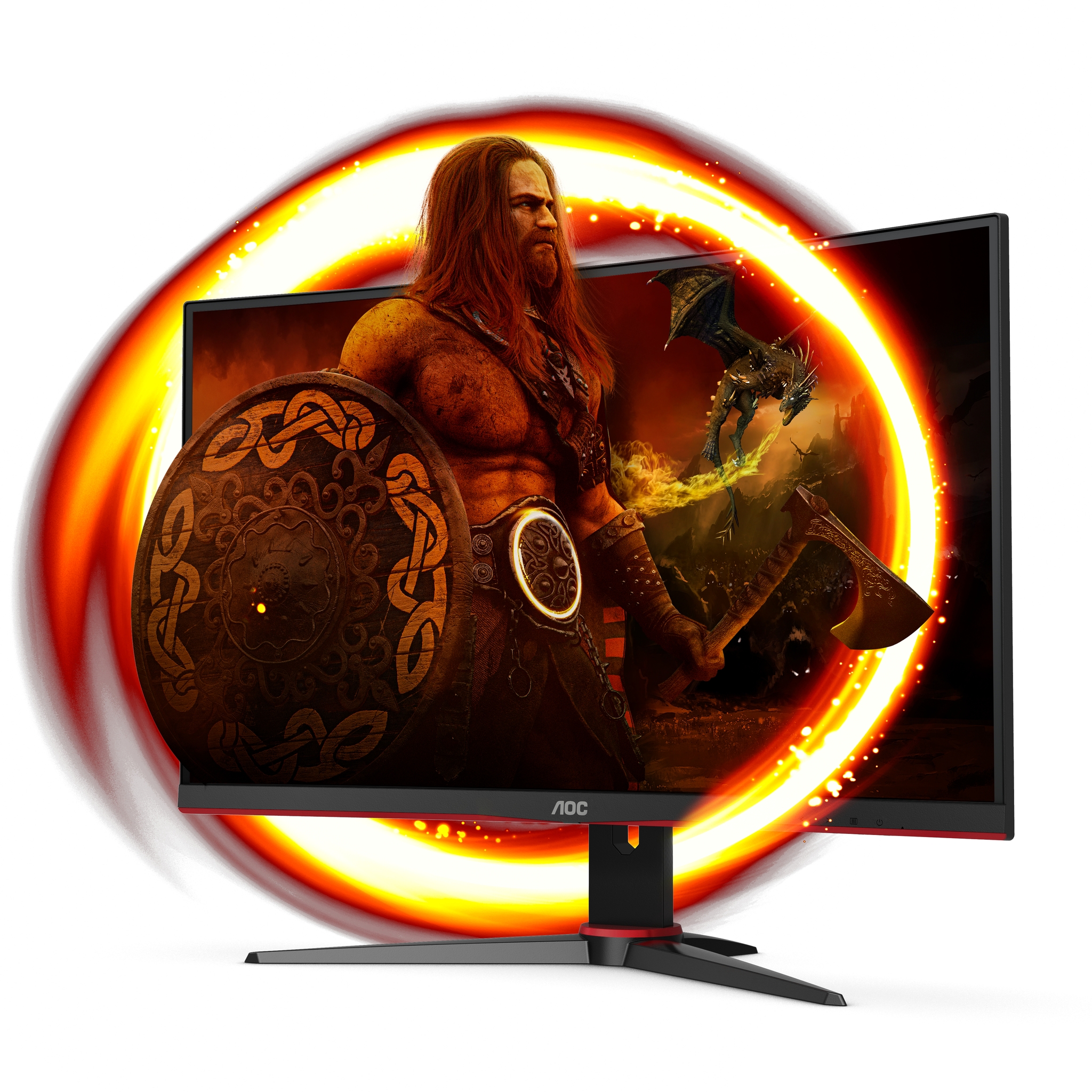 AOC G2 C27G2E/BK computer monitor 68.6 cm (27) 1920 x 1080 pixels Black, Red