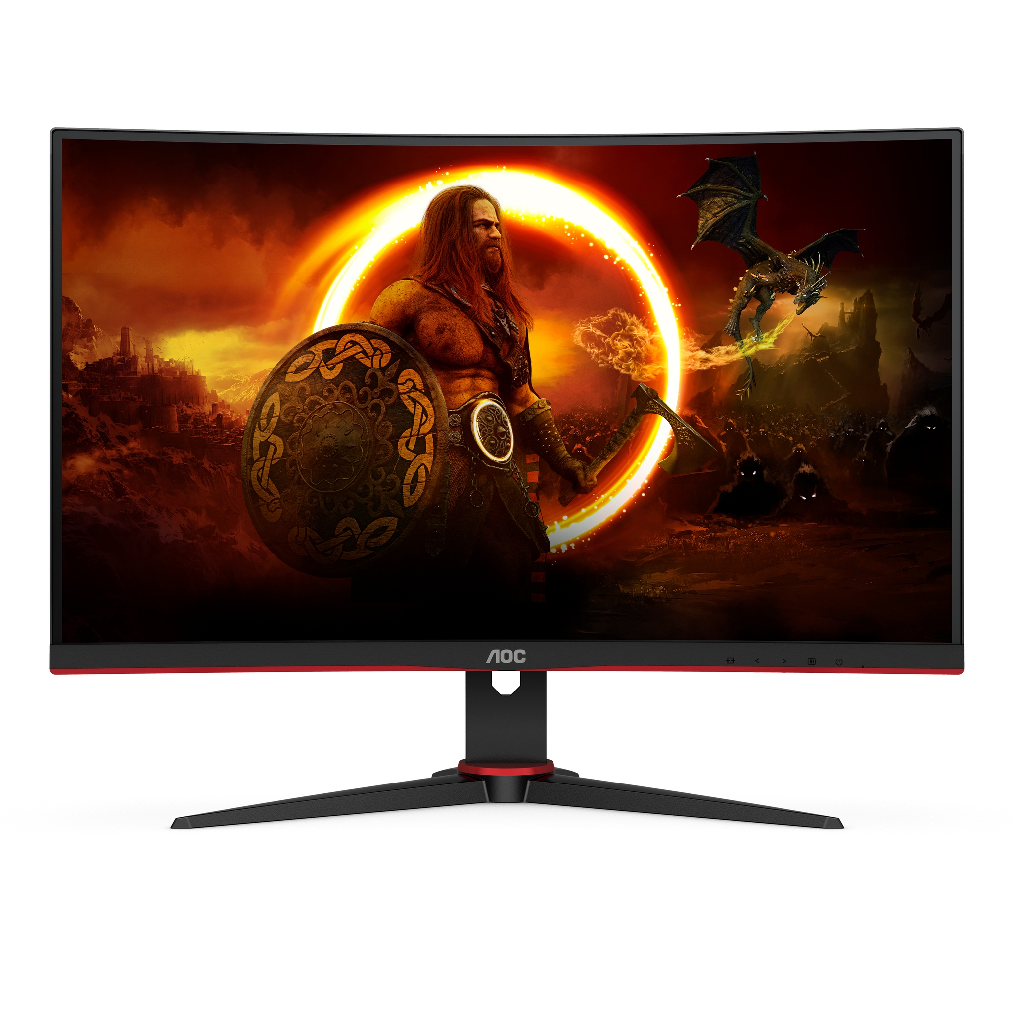 AOC G2 C27G2E/BK computer monitor 68.6 cm (27) 1920 x 1080 pixels Black, Red
