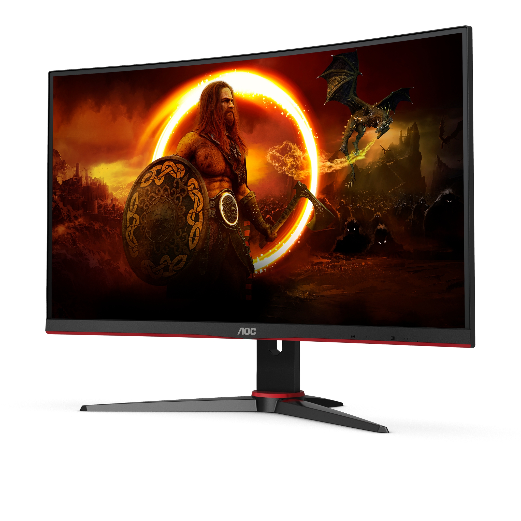 AOC G2 C27G2E/BK computer monitor 68.6 cm (27) 1920 x 1080 pixels Black, Red